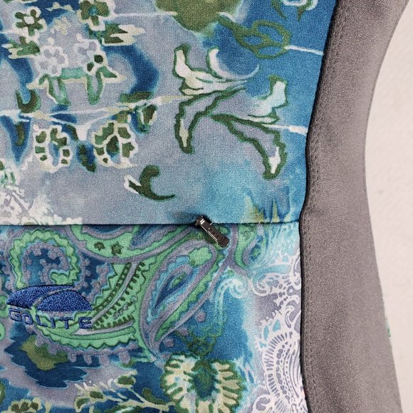 GoLite Built In Bra Workout Tank Gray Blue, Small - Picture 3 of 9